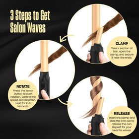 BeKind Waves secure hair clip keeps strands in place.