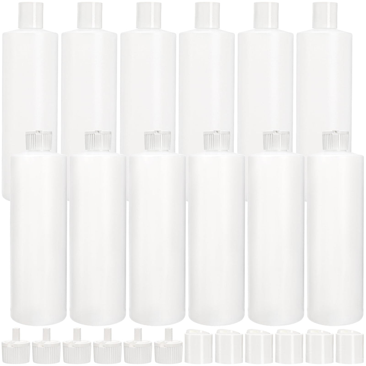 Bekith 16oz squeeze bottle with disc-cap for precise dispensing in travel or home use