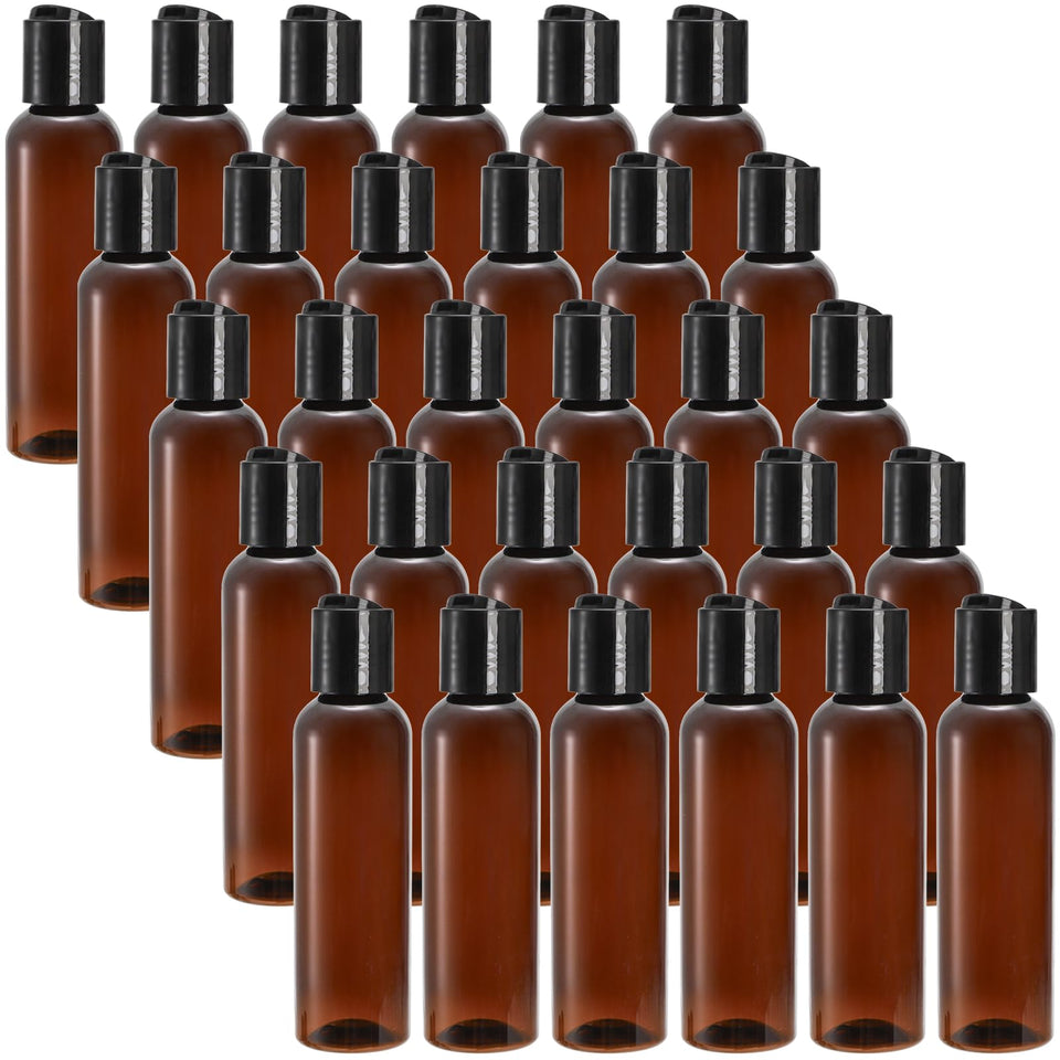 Bekith 4oz travel bottle with disc-top cap for easy dispensing.