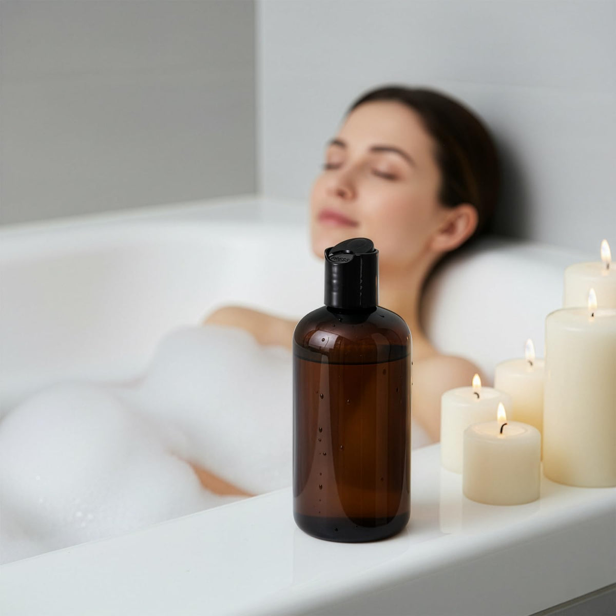 Bekith squeeze bottle demonstrates precise dispensing for lotions and creams.
