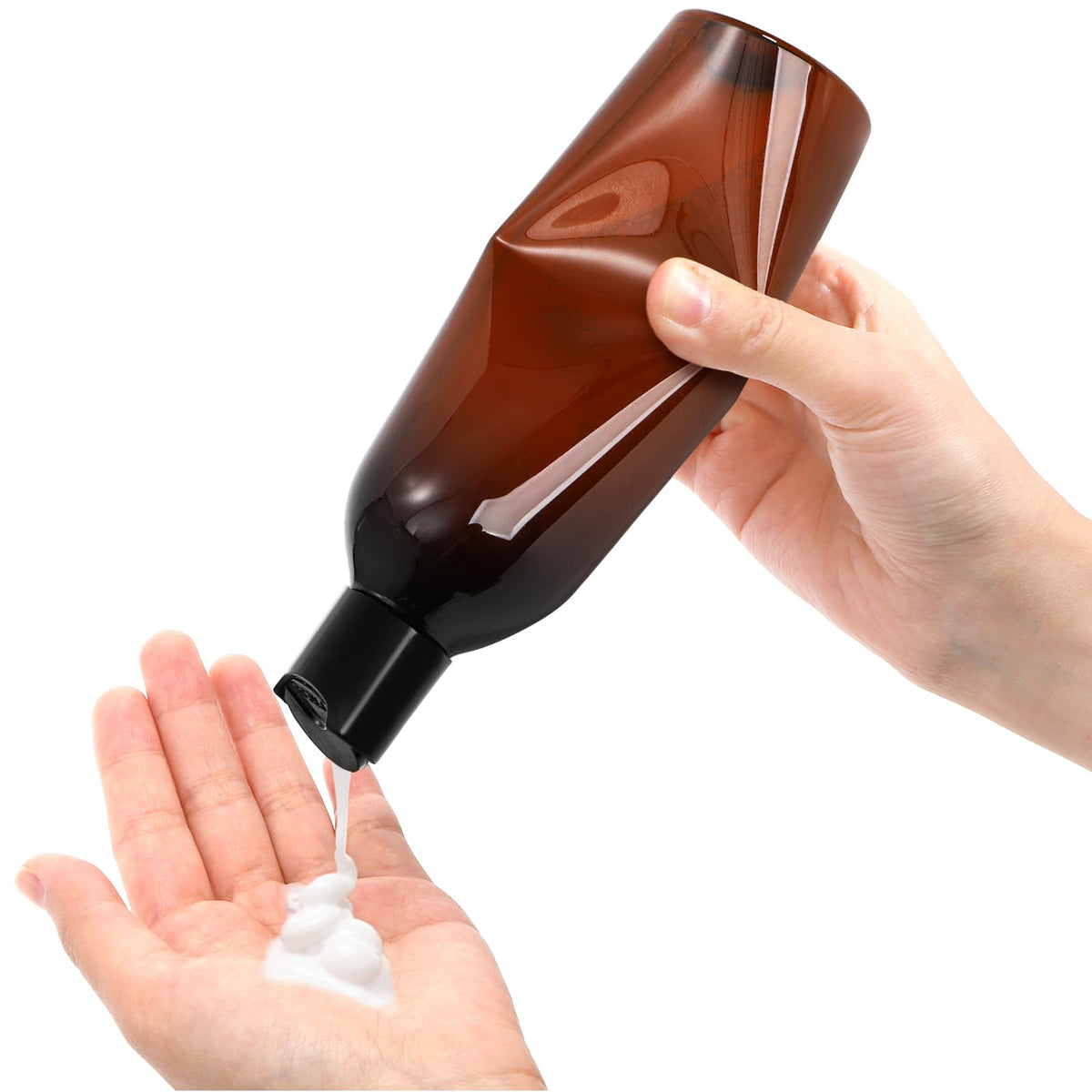 Bekith 8oz amber bottle stores essential oils safely during trips.