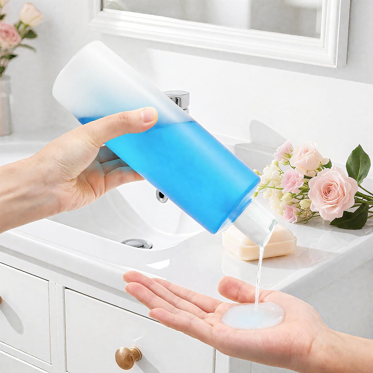 Bekith bottle dimensions 8.25 inches tall, compatible with travel bags