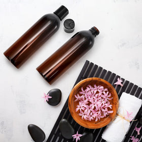 Bekith travel-friendly bottle set helps organize toiletries.