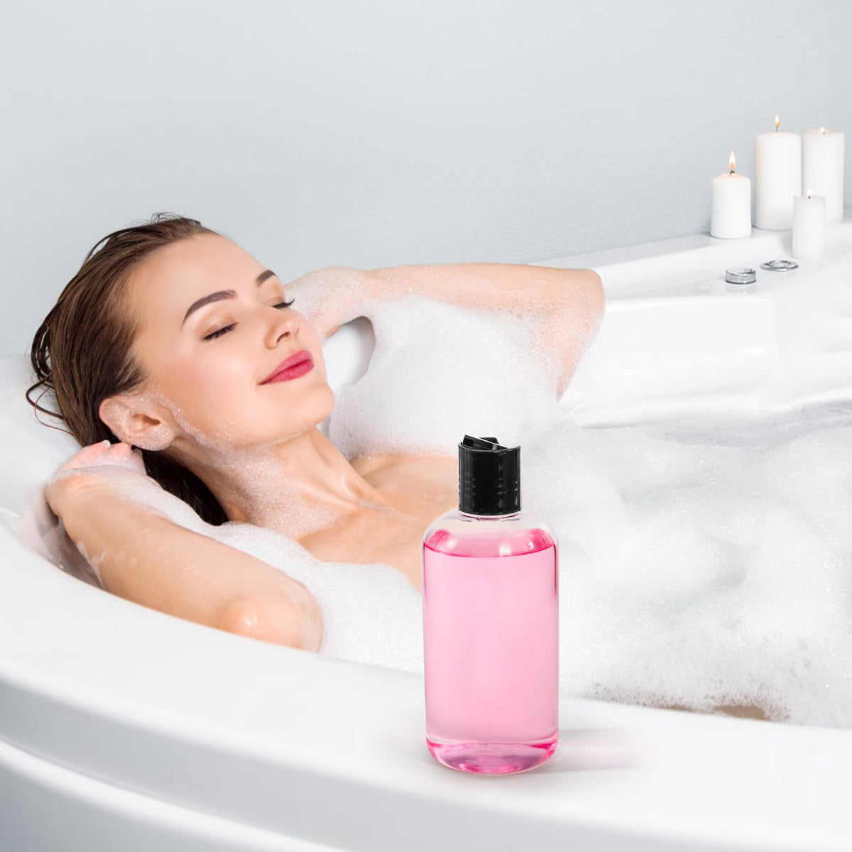 Bekith versatile bottles for shampoo, lotion, body wash and more
