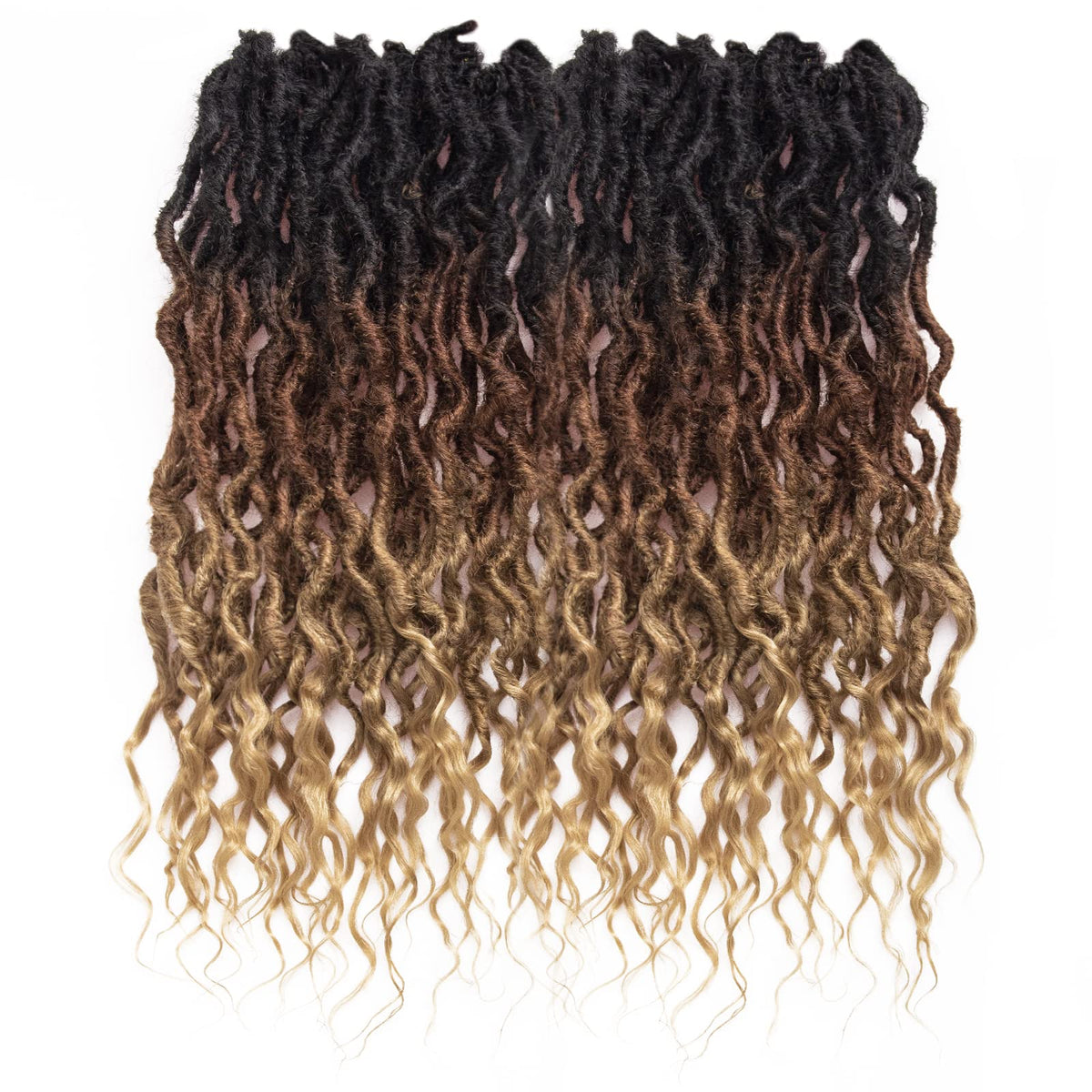BEkjdiof pre-looped crochet hair for easy installation.