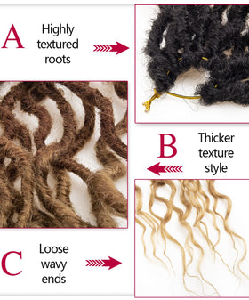 BEkjdiof soft locs with silky touch and lightweight feel.