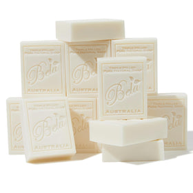 BELA extra creamy goat milk soap bar with rich lather for hands and body