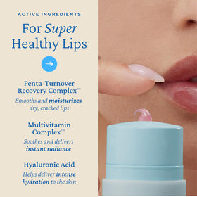 Belif Lipcerin balm jar closeup highlights creamy formula.