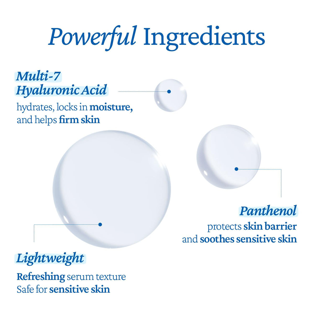 belif Panthenol content supports calm skin