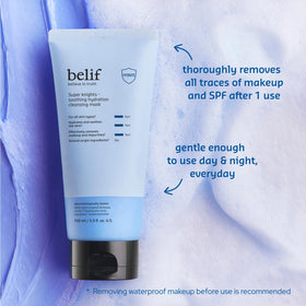 belif Super Knights hyaluronic acid highlight hydrates skin deeply.