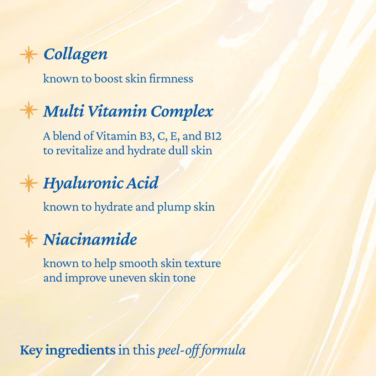 belif Super Knights peel-off film forms a clear layer on skin.