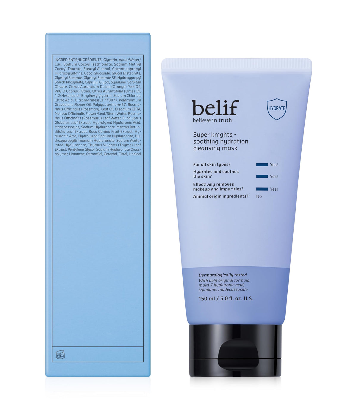 belif Super Knights spa-like experience suggests refreshed skin after use.