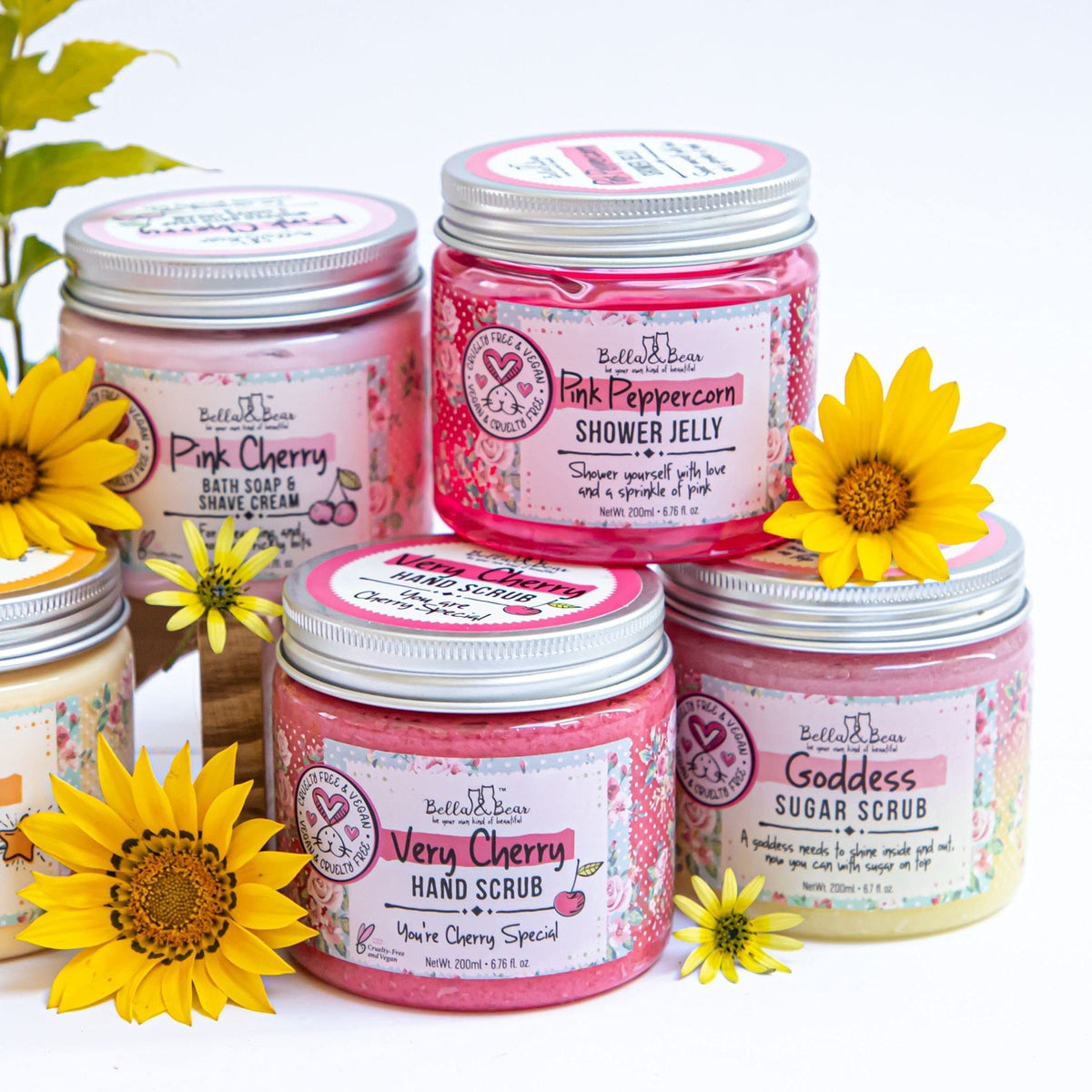 After-use glow from Bella and Bear Goddess Sugar Scrub on hydrated skin.