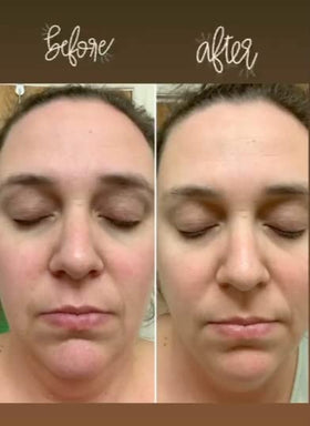 Hello Glow mask texture close-up highlighting clay-based refinement