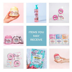 Bella and Bear Spa Gift Set full-size items grouped for lasting value