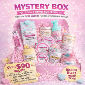 Bella and Bear Spa Gift Set pink packaging detail, perfect for teen self-care
