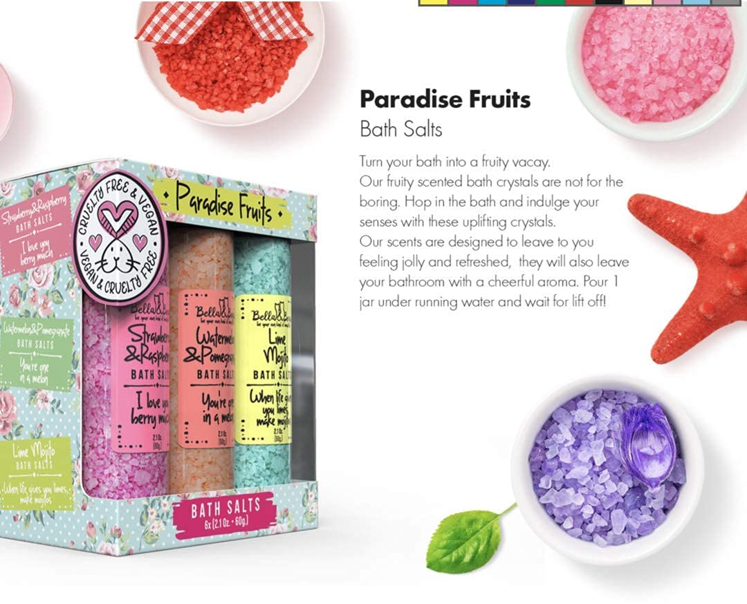 Six travel-size packs ideal for travel or daily routines