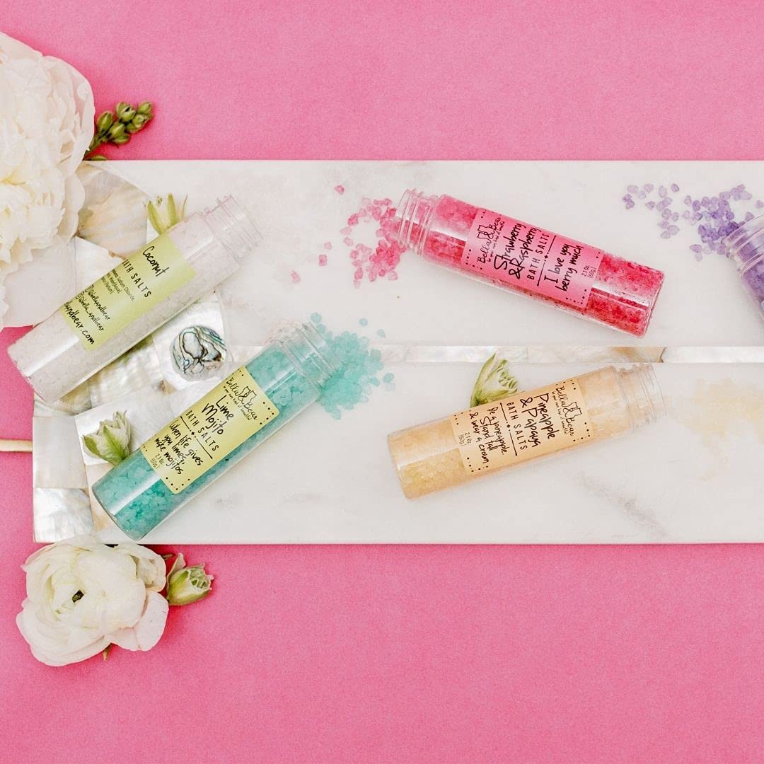Vegan and cruelty-free Bella & Bear bath salts formula