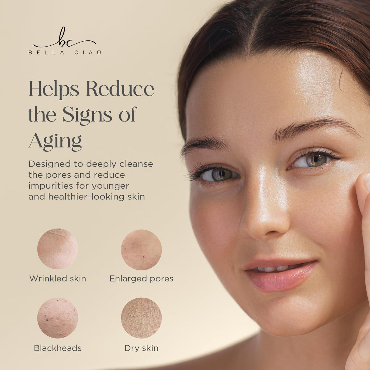 Bella Ciao steam mist therapy in action for relaxing skincare sessions.