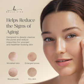 Bella Ciao steam mist therapy in action for relaxing skincare sessions.