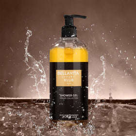 KLUB Man lathering action with rich foam for deep cleansing