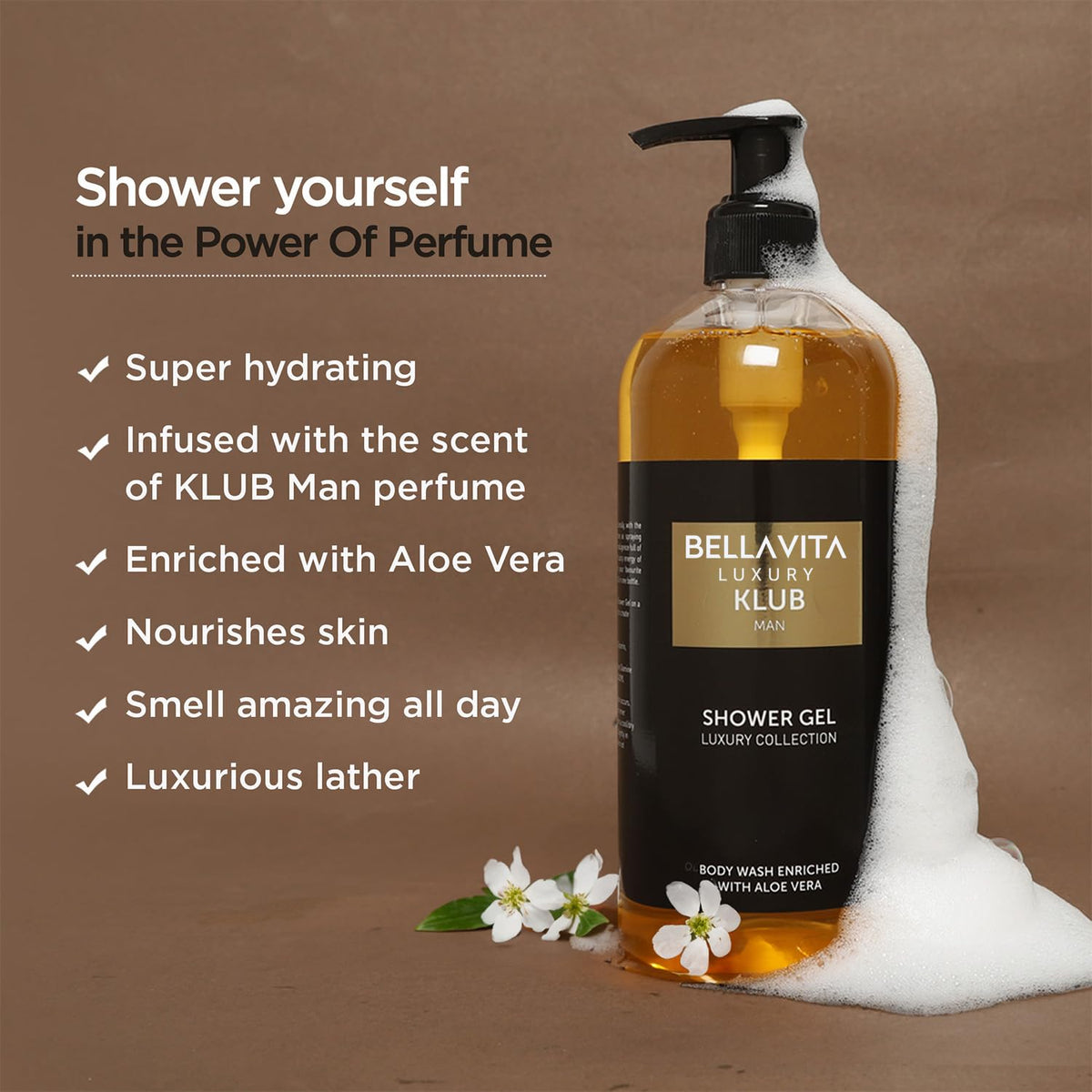 Closeup of KLUB Man packaging highlighting premium branding for routine