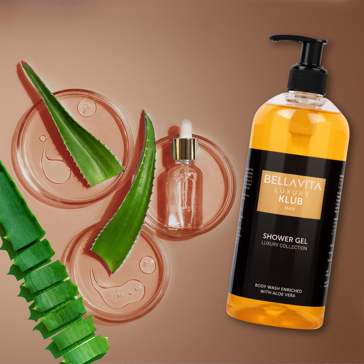 Refreshing KLUB Man shower scene for energized morning routine