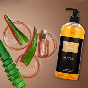 Refreshing KLUB Man shower scene for energized morning routine