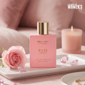 Bella Vita Luxury Bellavita Rose top-note petals with peach hints, bright and fresh.