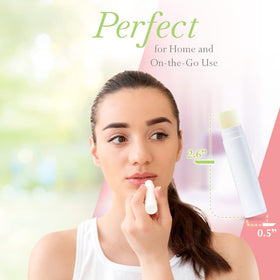 Belladonna lip balm 50-pack wedding favor setup for events.