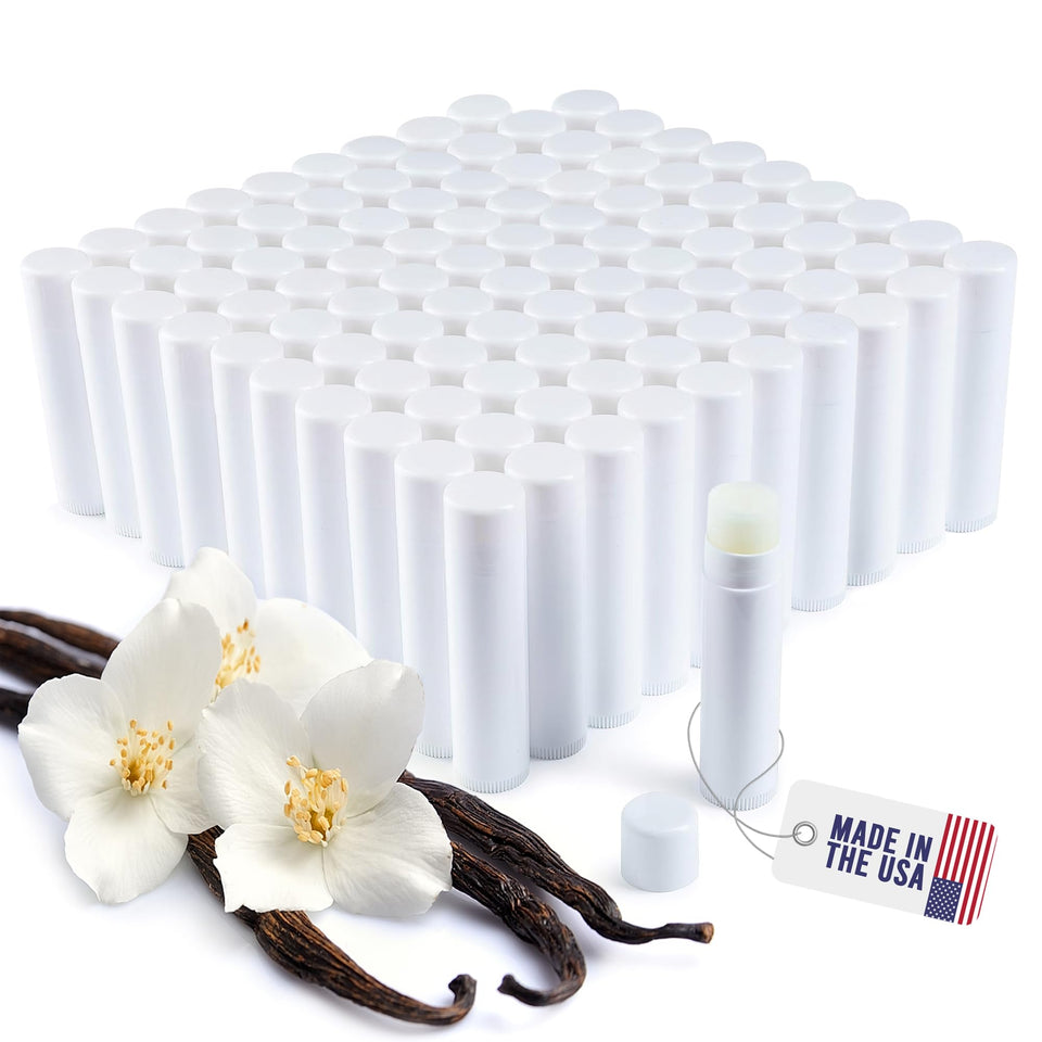 Belladonna lip balm bulk tubes ready for custom labeling at events.