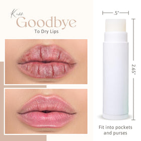 Belladonna label-ready lip balm tube designed for branding opportunities.