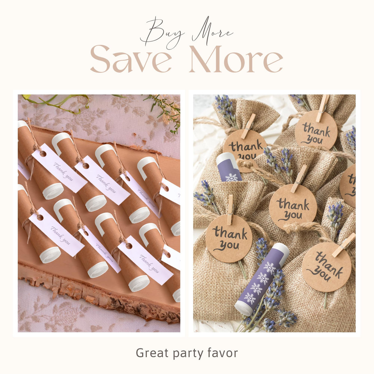 Belladonna promotional lip balm gift set for event swag.