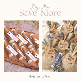 Belladonna promotional lip balm gift set for event swag.