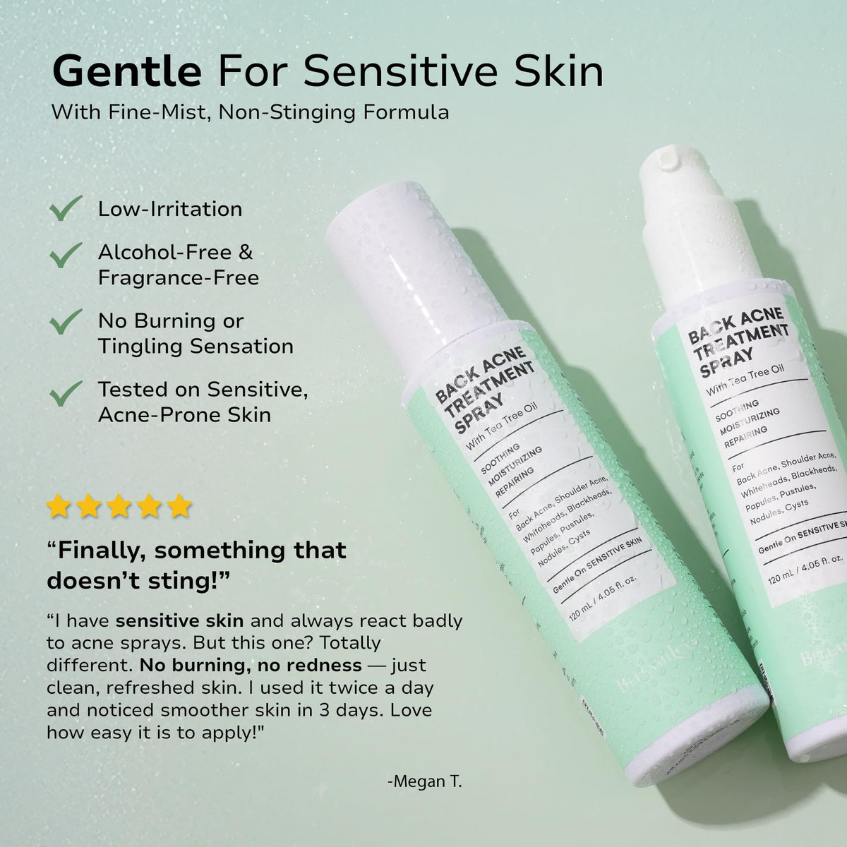 BellamiLuxx daily-use body care mist for lightweight, non-greasy skin finish.