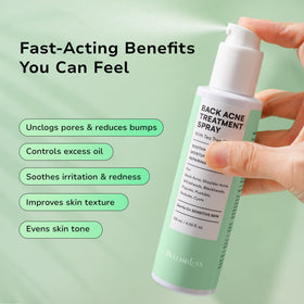 BellamiLuxx tea tree oil clarifying flow for refreshing skin care.