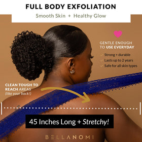 Bellanomi pink African net sponge for luxurious suds and bath routine