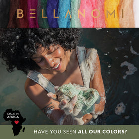 Bellanomi durable quick-dry net sponge for hygienic reuse