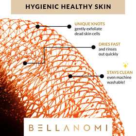 Durable, quick-drying Bellanomi sponge designed for repeated use and hygiene