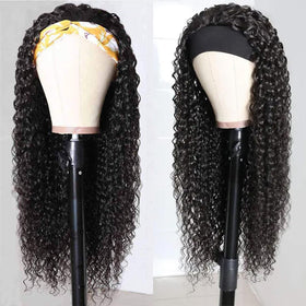 Bellarayine headband wig deep wave close-up texture with rich color and bounce