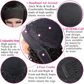 Bellarayine headband wig packaging with included accessories clearly visible