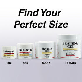 Protective styling session using Bellatique Braiding Gel for neat braids