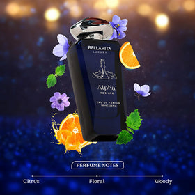 Bellavita Alpha for Her atomizer; easy, precise spray for all day refreshment.