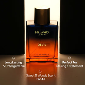 Bellavita Devil packaging box emphasizes premium presentation and gifting appeal.