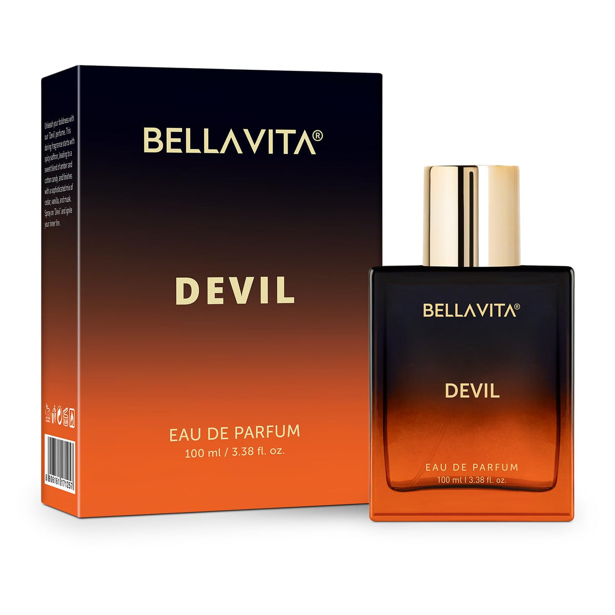Bellavita Devil travel-size bottle enables discreet touch-ups anytime.