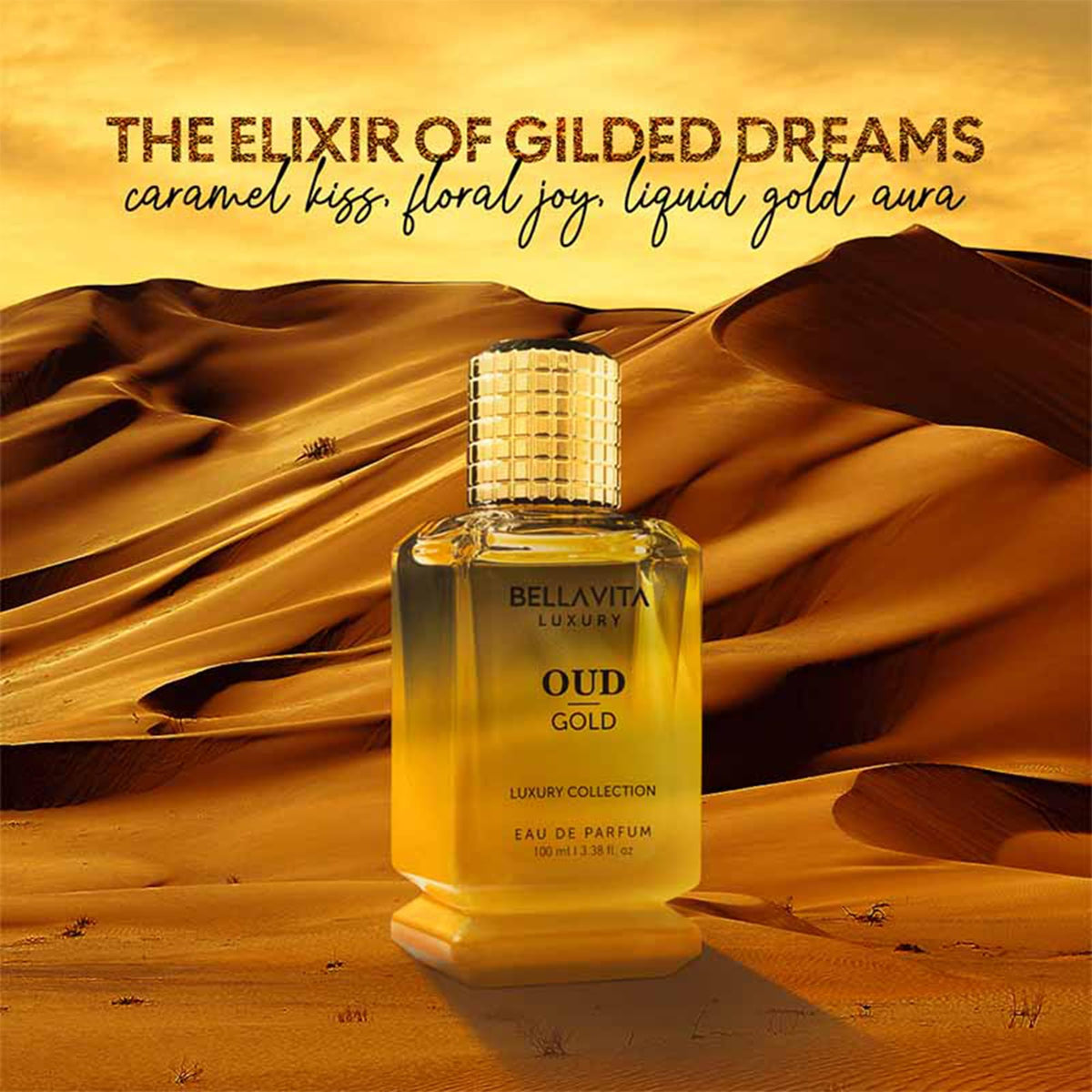 Bella Vita Luxury OUD Gold jasmine bloom accent for a radiant touch