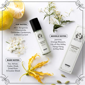 BELLE AME pheromones roll-on on the wrist for discreet use