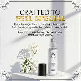 BELLE AME pheromones diffusion on skin provides long-lasting presence