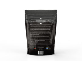 Close-up of Belle Chemical coconut activated charcoal powder showing fine texture for masks and scrubs