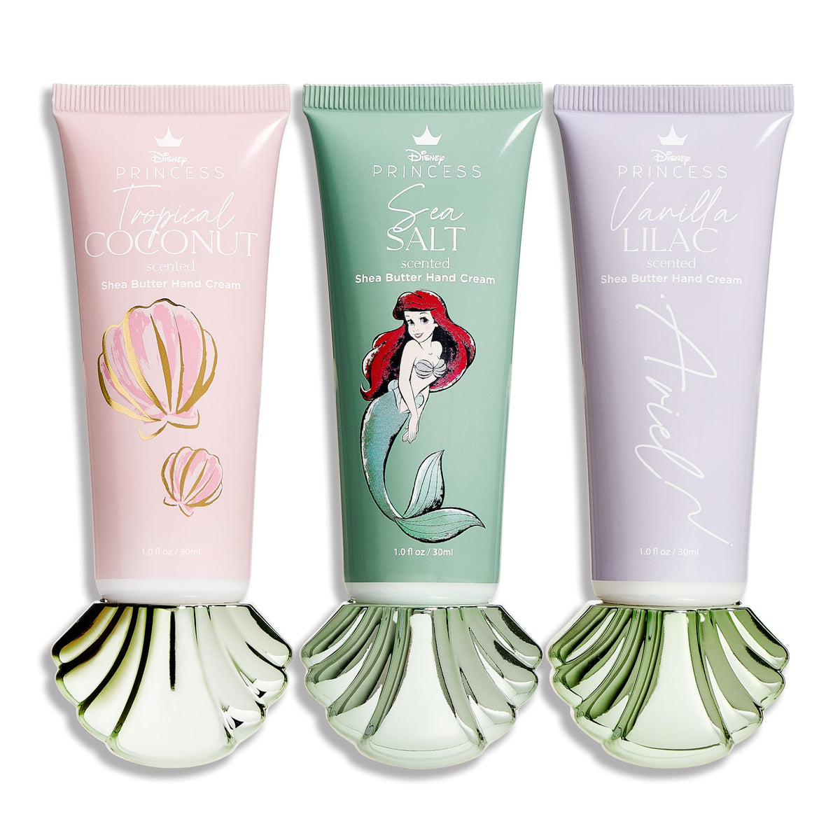 Belle Maison Ariel coconut hand cream tube close-up for tropical hydration